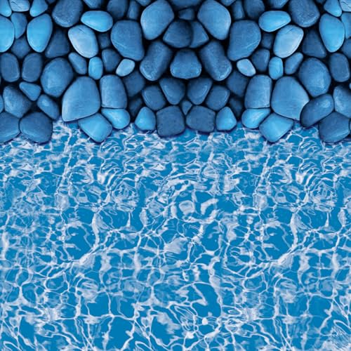 VEVOR 18-Foot-by-33-Foot Oval Pool Liner for Overlap Above Ground Swimming Pools, 48-to-54inch Wall Height, Durable Standard Gauge Vinyl