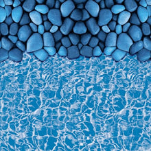 VEVOR 18-Foot-by-33-Foot Oval Pool Liner for Overlap Above Ground Swimming Pools, 48-to-54inch Wall Height, Durable Standard Gauge Vinyl