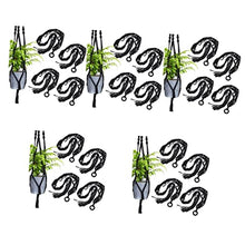 4 pcs Holders for Ceiling Rope Macrame Wall Outdoor Flower Garden Black W Decorations Decorative Hangers Bohemian Pot Holder Hanger Plant Planter Indoor Decor Planters Baskets (As Shownx5pcs