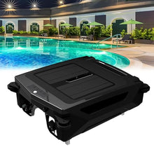 Pool Cleaner, Solar Powered Robotic Pool Skimmer with Dual Charging Option, 24 Hours Continuous Cleaning, Automatic Robotic Pool Cleaner for Pools