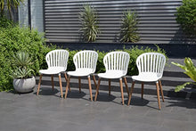 Amazonia 9-Piece Rectangular Dining Set White Eucalyptus Wood
