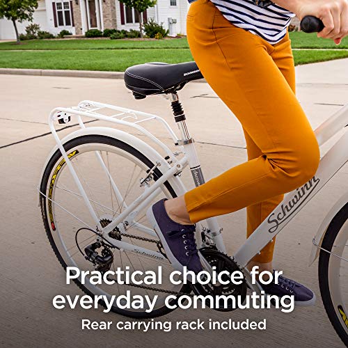 Schwinn Discover Hybrid Bike 21-Speed 28-Inch White
