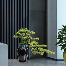 LSHAOBO 19-Inch Artificial Plant Bonsai Pine Tree, Silicone Simulation Green Plant Bonsai, Used for Decoration of Fake Plants Such As The Corridor Front Desk