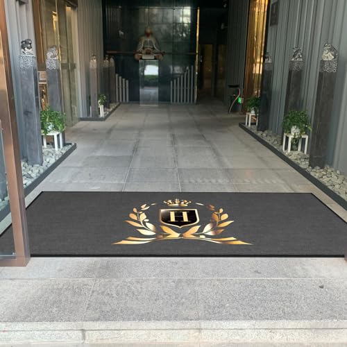 ALLEVI Custom Door Mat Indoor Welcome Mat Low Profile Front Door Mat Personalized Commercial Logo Mats, 36''x120''/3'x10', Accept Customized