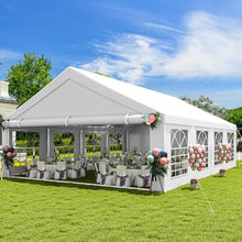 DWVO 20x30 ft Heavy Duty Party Tent with Removable Sidewalls White