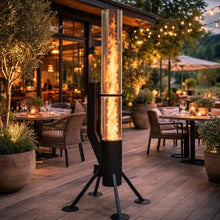 7 FT Wood Pellet Patio Heater - Up to 80,000 BTU (Fire Tube)