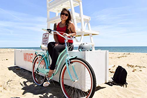 Schwinn Perla Beach Cruiser Bike Blue