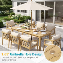 FansaFurn 5 Piece Acacia Outdoor Patio Table and Chairs Set for All-Weather