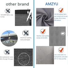 Waterproof Sun Shade Sail Straight Edge 22x38 FT Rectangle Canopy Sunshade Cover UV Block with Grommets Fence Privacy Screen for Outdoor Garden, Porch, Patio, Backyard