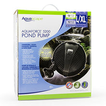 Aquascape AquaForce 5200 Solids Handling Submersible Pond Pump, Asynchronous Waterfall and Water Feature Pump with Pre Filter Cage, 5284, 91013