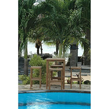 Anderson Teak Bahama Montego 5-Piece Square Bar Set White