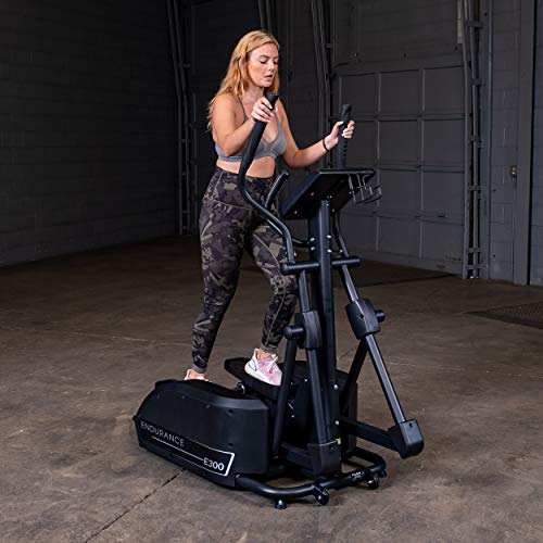 Body-Solid (E300) Elliptical Trainer Machine Grey, Black