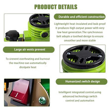 AiODiO 800W Small Glass Edging Machine，Portable Small Glass Edger, 8000r/min，1-3 m/min，W/2Diamond Wheels and Two Polishing Wheels，for Plane, Curve, Rounded Corner 220-Green