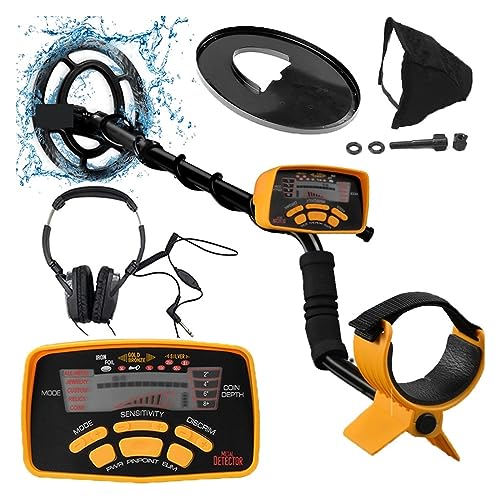 JIQHOHX Underground Metal Detector, Metal Detector Underground Gold Detector Metal Length Adjustable Treasure Hunter Seeker High Accuracy Lightweight (3 A)