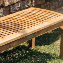 Ash & Ember Sage Grade A Teak 47" Backless Bench, Seats 2 People Comfortably, Weather Resistant Premium Solid Wood Patio Furniture with Tightly Spaced Slats and Gently Curved Seat