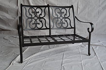 Santa Anita Outdoor Patio 6pc Seating Group Dark Bronze Cast Aluminum with Cushions