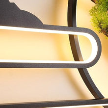 GSOUL Outdoor Wall Lamp Outdoor Courtyard Wall Lamp Chinese Style Villa Garden Background, Screen Landscape Decorative