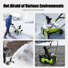 Professional 40V Cordless Snow Blower, 3500W Brushless Motor Snow Blower, 20-Inch Clearing Width, Includes 2 X 4.0Ah Batteries Quiet Operation for Snow Removal On Residential Properties
