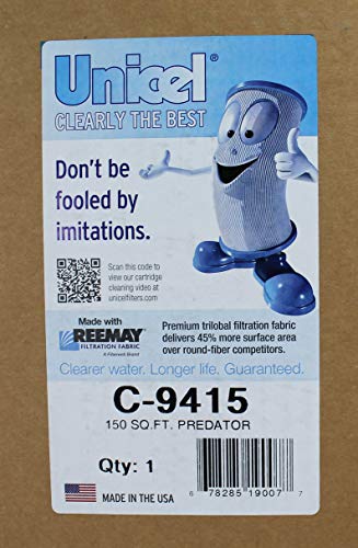 Unicel C-9415 Predator Clean & Clear 150 Pool Filter Cartridge 6 Pack