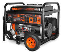 WEN 14,500-Watt 120V/240V Tri-Fuel Generator for Gas, Propane, and Natural Gas, Transfer-Switch Ready with Electric Start and Wheel Kit (TF-1450)