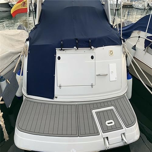 Algasan Boat EVA Faux Teak Decking Floor Mat for 2018 Tahoe 2150 Swim Platform - Multiple Color Options