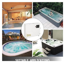 Heater Pool Electric Digital Water Thermostatic Spa Hot Tub Bath Heating Adjustable Temperature Suitable For Home Outdoor School(18KW 380V)