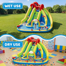SunSwell Inflatable Water Slide for Kids Backyard with 450W Blower