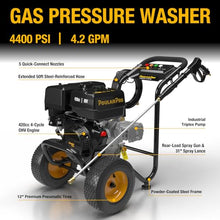 Poulan Pro 420cc Gas Pressure Washer, 4400 PSI & 4.2 GPM