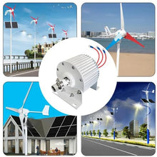 HENGJINGTR 220v, 10000W 12V 24V 48V Permanent Magnet Generator,60HZ 600RPM Free Energy Alternator for Power Generation System and Wind Turbine(with Base)