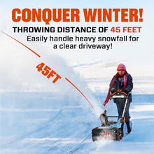 SENIX 60V 21" Cordless Snow Blower, 16000mAh Batteries & Dual Port Charger
