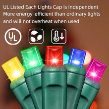 LAMPHOME Multi-Colored Christmas Mini String Lights, 1200LED (24pk of 50L) Waterproof Fairy Lights Plug in, Connectable Christmas Decorations for Indoor Outdoor Home Party Garden Yard