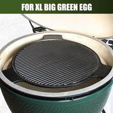 OLIGAI Cast Iron Plate Setter for XL Big Green Egg 19.5" Heat Deflector Smoking Stone,Fits 24" Grills Durable Heat Deflector for Smoking,Grilling,Indirect Cooking Compatible with XL BGE Accessories