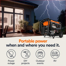 Generac 10,000 Starting Watt Portable Gas Generator, Electric Start
