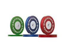 REP Competition Bumper Plates for Olympic Weightlifting 110kg Set Green Blue Red
