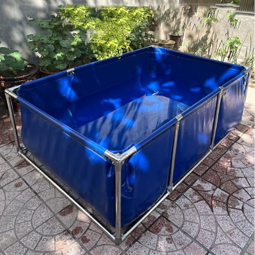 23'' 31'' High Frame Swimming Pools Above Ground, Rectangle Kids Pools for Backyard Non Inflatable, Splash Swimming Pool/ Summer Waves Pool for Piscinas Para Niños De 5 A 10 Años(Height 23in/60cm lxw