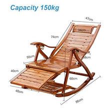 FENOKD Rocking Chair Gravity Chair Rocking Chair Outdoor Garden for Adults Relax Comfort | Folding Sun Lounger Chair