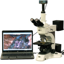 AmScope Digital Metallurgical Microscope 50X-1500X with 1.3MP Camera