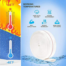 ZCBYBT Heavy Duty Backwash Hose, General Purpose Lay Flat Water Discharge Pipe for Swimming Pool,Water Transfer Applications,4inch,100m