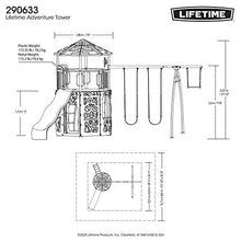 Lifetime Adventure Tower Swing Set Earthtone