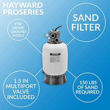Hayward ProSeries 21 In., 1.5 HP Sand Filter System Tan