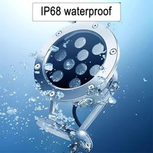 SDdPulse Submersible LED Fountain Light - Underwater Landscape Light, AC 24V Low Voltage Adjustable Angle Pond Light, IP68 Waterproof Pond Light, for Pool, Fountain, Pon,Red Light-36W