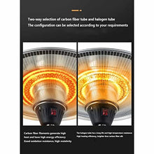 Grafken Outdoor Patio Heater, Three-Speed Adjustment, Maximum Power 2200W, IP44 Waterproof, High-Power Umbrella-Shaped Electric Heater for Indoor and Outdoor Courtyards (Size : 2200W)