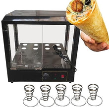 TXMACHINE 4 cone maker machine commercial pizza cone machine Handheld Pizza Making Machines for pizza shop with pizza oven,Display Cabinet (Display Cabinet, 220V/50HZ)