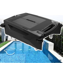Robotic Solar Powered Pool Skimmer, Automatic Robotic Pool Surfaces Skimmer Cleaner, 2 Charging Options 24/7 Continuous Work for All Swimming Pool