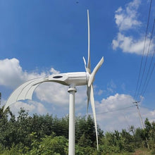 300W / 400W / 500W Permanent Magnet Wind Turbine For Home, Solar Hybrid Power, Automatic Outdoor Rooftop Or Farm Use(400w)