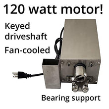SPITJACK Whole Hog and Lamb Rotisserie Kit, 72 in Spit, 120W Motor