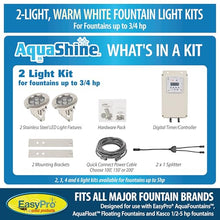 EASYPRO WFL2-150 AquaShine White Fountain Light Kit. 2 Lights. 150' Cord