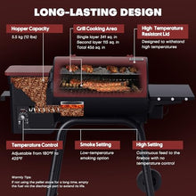 Jocoevol Wood Pellet Smoker Grill Electric Bbq Grills for Backyard Outdoor