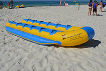 Island Hopper 12 Passenger Banana Taxi Elite Class Heavy Commercial Side by Side Banana Boat Yellow