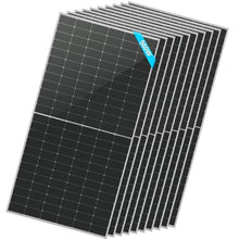 SUNGOLDPOWER 16BB N-Type 10pcs 560W Bifacial PERC Solar Panel Monocrystalline,High Efficiency up to 30%, High Power PV Module for Off-Grid, Residential & Commercial Solar Systems(10pcs 560W Bifacial)